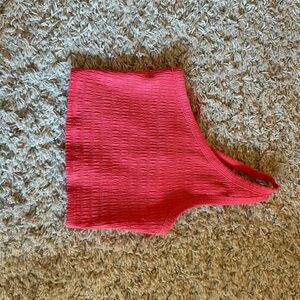 American Eagle Outfitters Red Textured Shorts